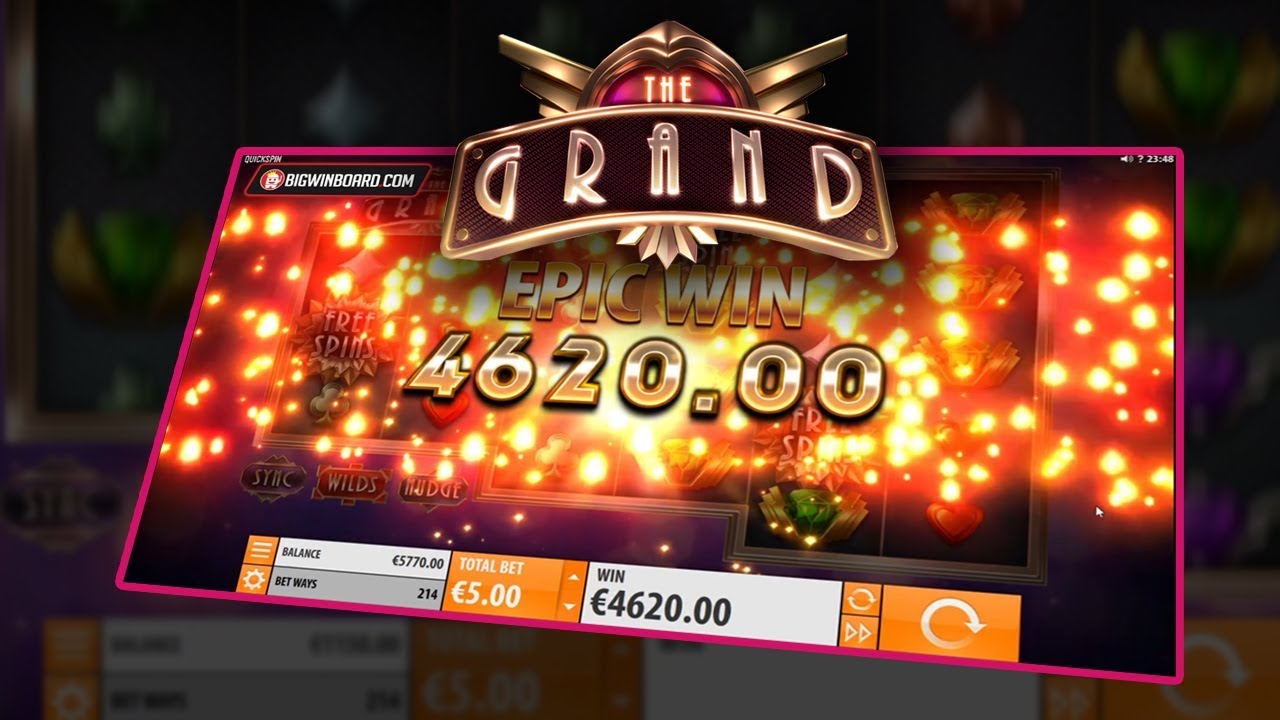 Quickspin impressionne avec sa nouvelle machine à sous, The Grand