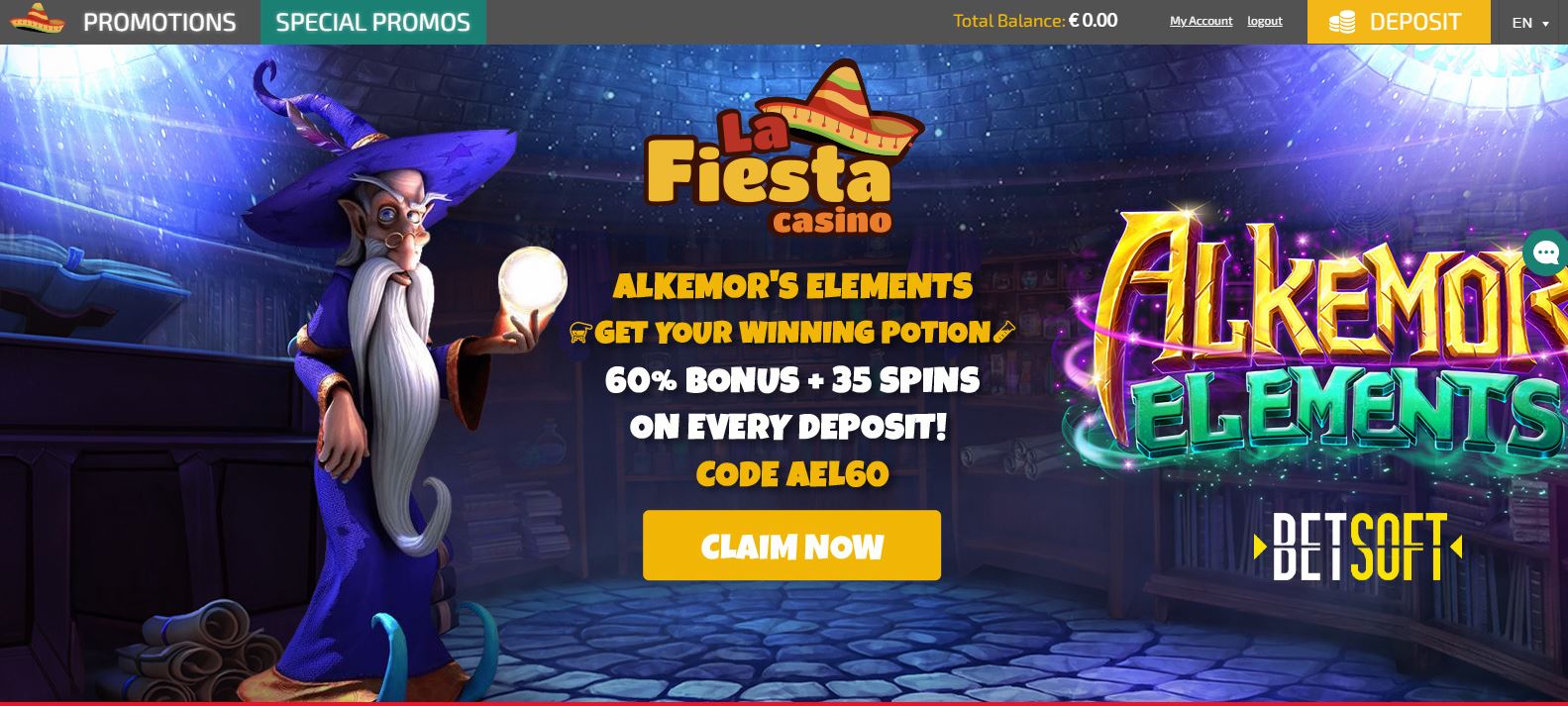 La Fiesta Casino : les bonus et promotions